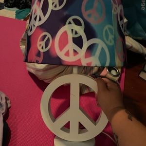 Peace sign lamp